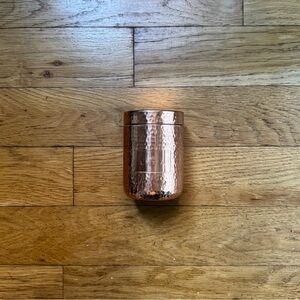 LYMA Beauty hammered copper vessel